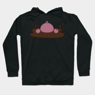 Pleasantly Plump Piggy in Mud Hoodie